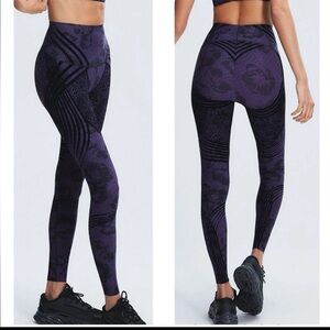 Savage X Fenty Women's Plus Size 3X Special FX High Waist Leggings Purple/Black